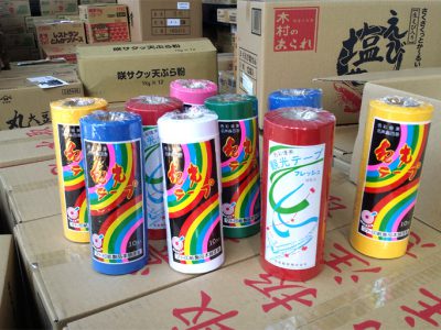 3月なので観光紙テープ・・・・