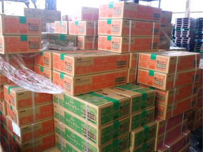 2017年の「和歌山産業6個入ゼリー」初荷が届きました