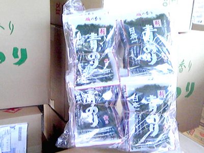 正月に向け、今年も青のり好評販売中です!