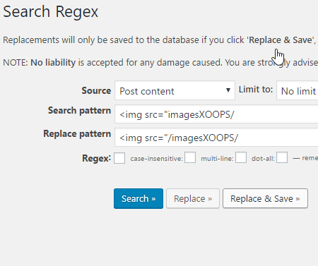 オススメプラグイン「searchregex」がすごい！