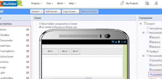 [AppyBuilderExtension]TableViewの勉強：デザイン