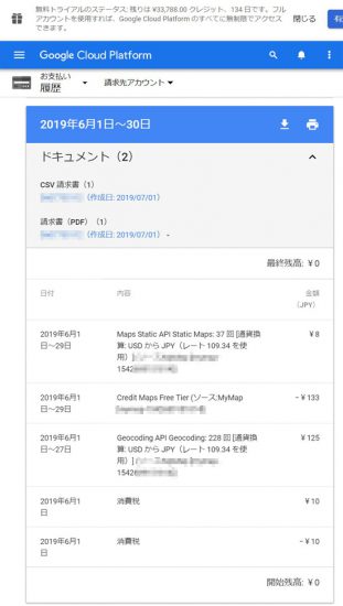 2019年お中元商戦ど真ん中！今回のGoogle請求書も超貧相な請求額！