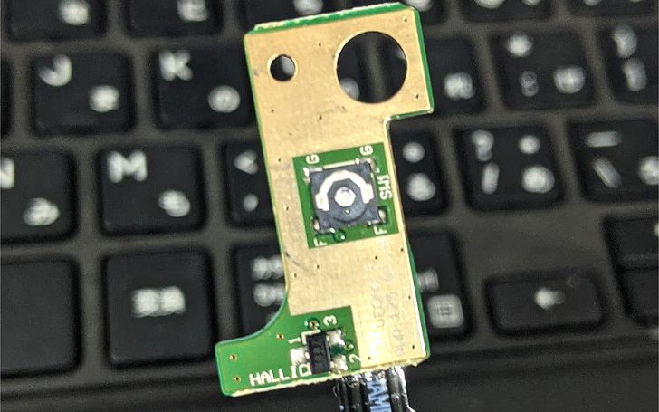 スイッチ部が潰れてしまったDell Vostro15 3568 電源ボタン基板