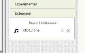 App Inventor Extension: Tone Generator