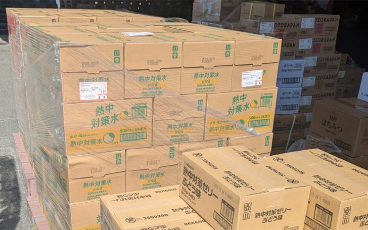 赤穂化成「熱中対策水＆ゼリー」入荷