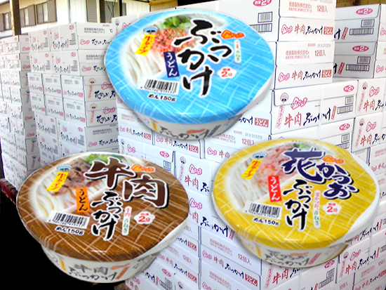 【新製品】金ちゃん　ぶっかけうどん３種類一斉出荷で入荷しました