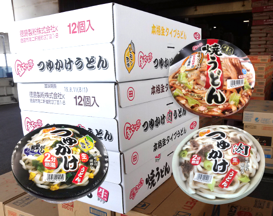 【新製品】金ちゃん「つゆかけ生うどん」と「生焼うどん」