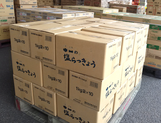 【春商品】「塩らっきょ1kg」販売中