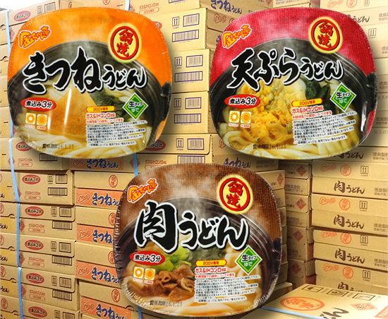 【冬商品】金ちゃん亭「鍋焼うどん」の初荷