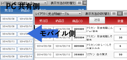 FileMakerGOでハンディーターミナルアプリ