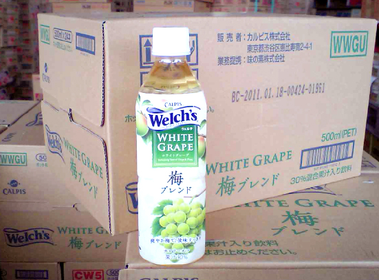 【新製品】カルピス ウェルチ<梅ブレンド>を仕入れました